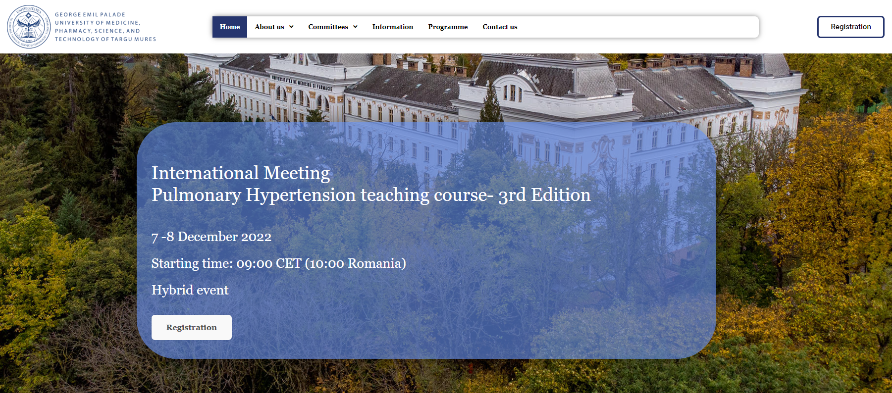 International Meeting Pulmonary Hypertension teaching course- 3rd Edition